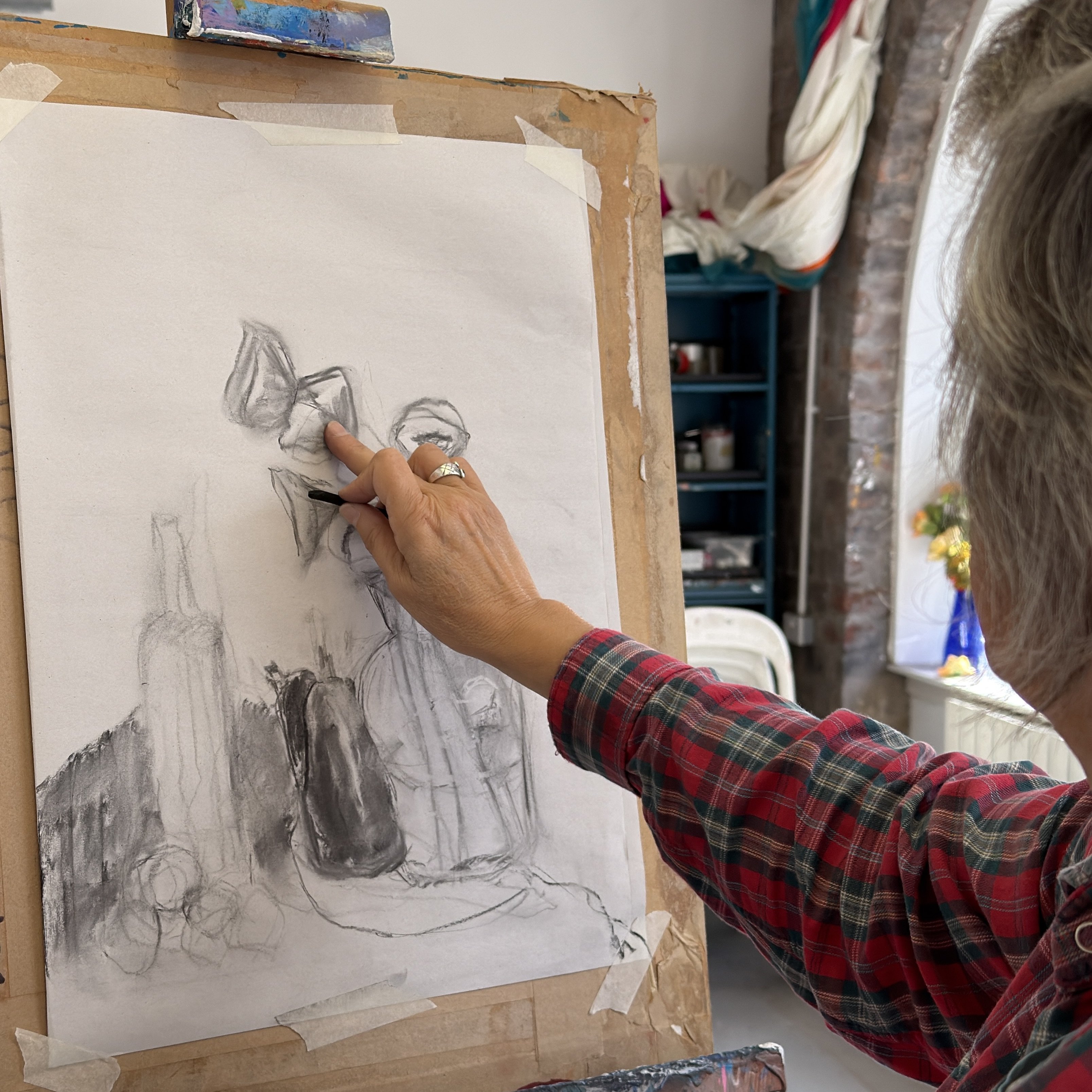 Add and Remove! Charcoal Drawing